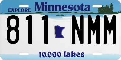 MN license plate 811NMM