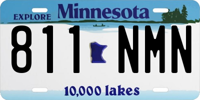 MN license plate 811NMN