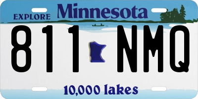 MN license plate 811NMQ