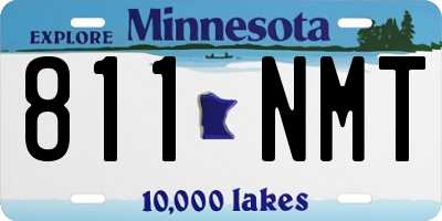MN license plate 811NMT