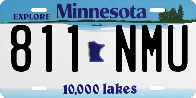 MN license plate 811NMU
