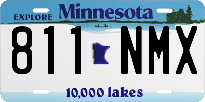 MN license plate 811NMX