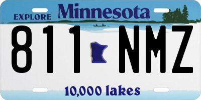 MN license plate 811NMZ