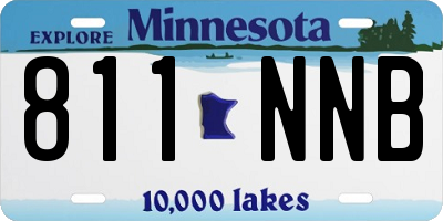 MN license plate 811NNB