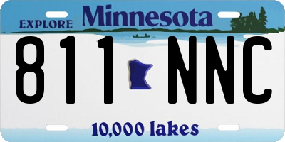 MN license plate 811NNC