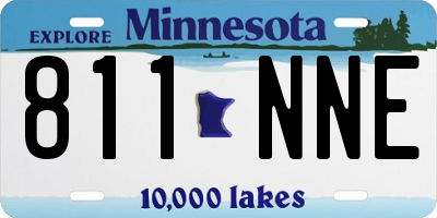MN license plate 811NNE