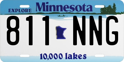 MN license plate 811NNG