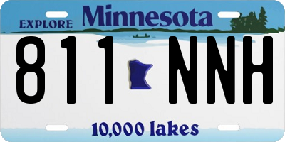 MN license plate 811NNH