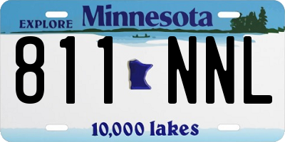 MN license plate 811NNL