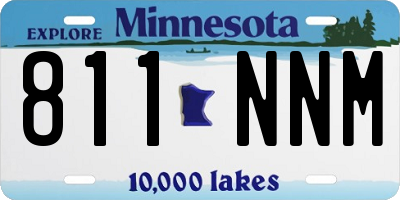 MN license plate 811NNM
