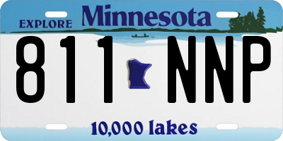 MN license plate 811NNP
