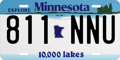MN license plate 811NNU
