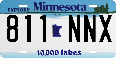 MN license plate 811NNX