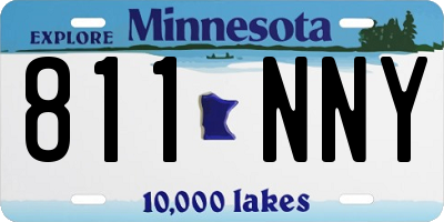 MN license plate 811NNY