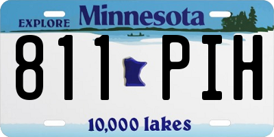 MN license plate 811PIH
