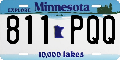 MN license plate 811PQQ
