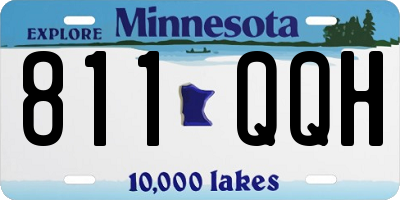 MN license plate 811QQH