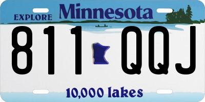 MN license plate 811QQJ