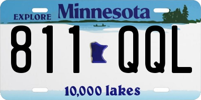 MN license plate 811QQL