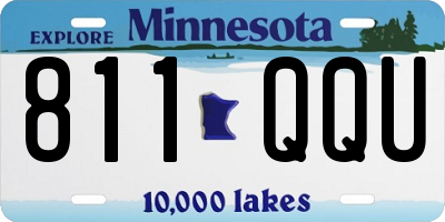 MN license plate 811QQU