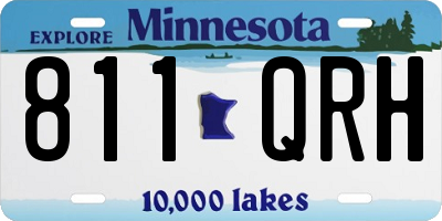 MN license plate 811QRH