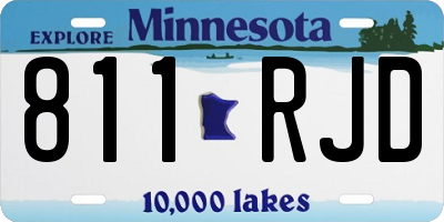MN license plate 811RJD