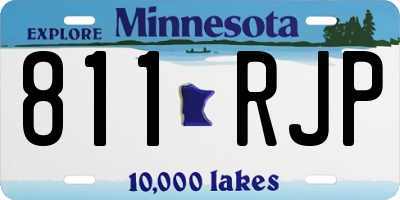 MN license plate 811RJP