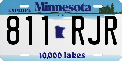 MN license plate 811RJR