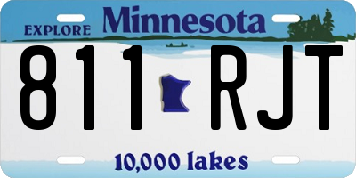 MN license plate 811RJT