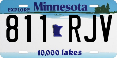 MN license plate 811RJV