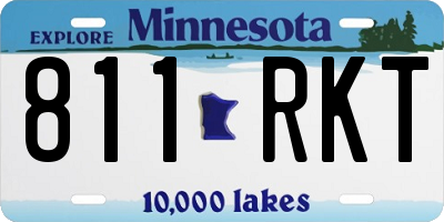 MN license plate 811RKT