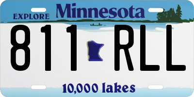 MN license plate 811RLL