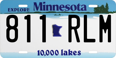 MN license plate 811RLM