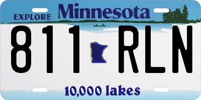 MN license plate 811RLN