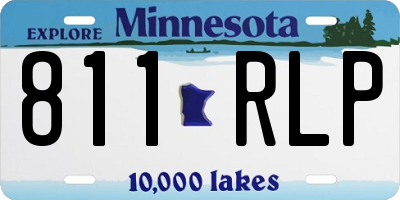 MN license plate 811RLP