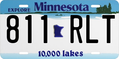 MN license plate 811RLT