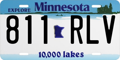 MN license plate 811RLV