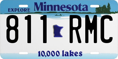 MN license plate 811RMC
