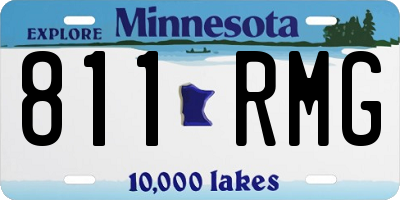 MN license plate 811RMG
