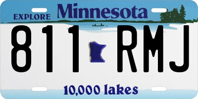 MN license plate 811RMJ
