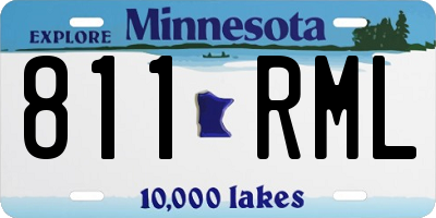 MN license plate 811RML