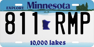 MN license plate 811RMP