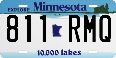 MN license plate 811RMQ