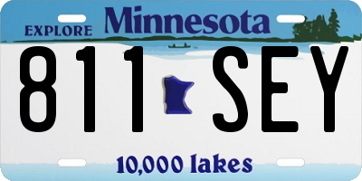 MN license plate 811SEY