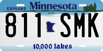 MN license plate 811SMK