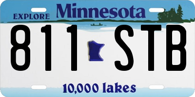 MN license plate 811STB