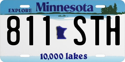 MN license plate 811STH