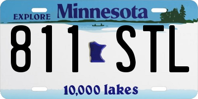 MN license plate 811STL