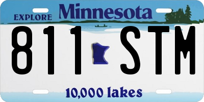 MN license plate 811STM
