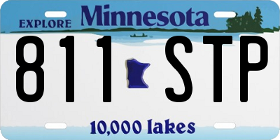MN license plate 811STP
